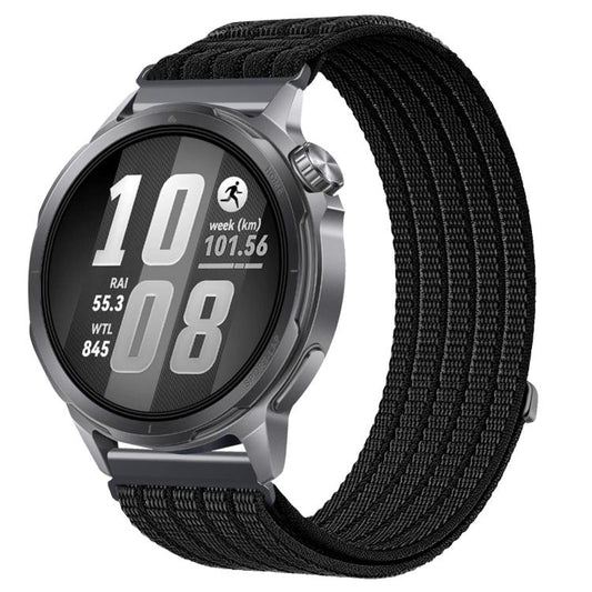 Cloud-Feel Breathable Nylon Woven Metal Head Watch Band, 18mm, 20mm, 22mm
