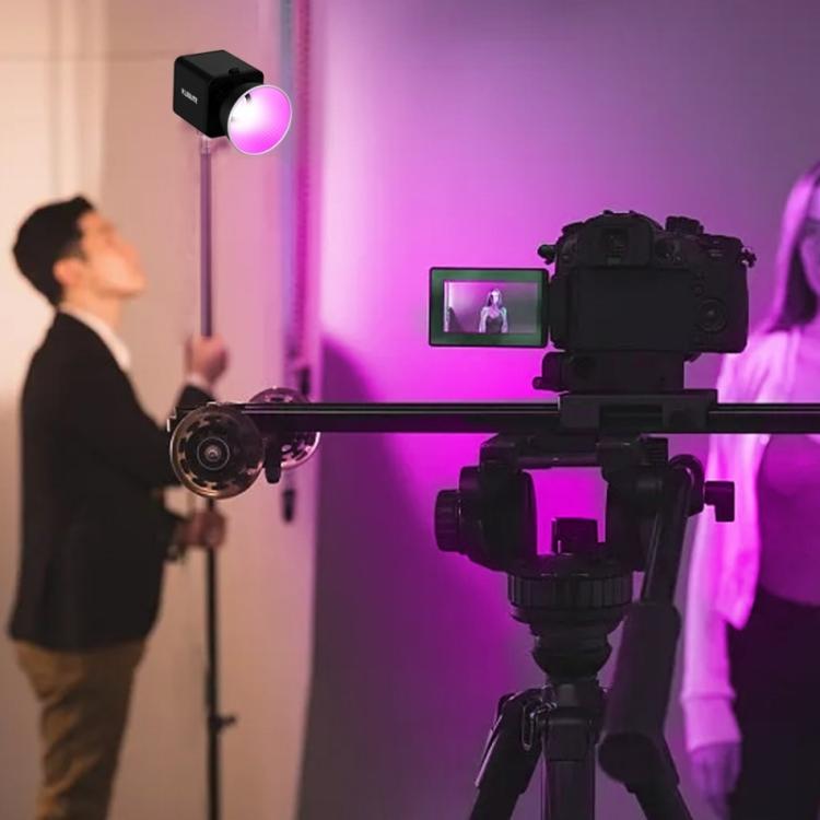 VLOGLITE P100RGB 2700K-6500K Wiederaufladbare Studiobeleuchtung Kabellose Fotografie 100W COB-Lampe, P100RGB