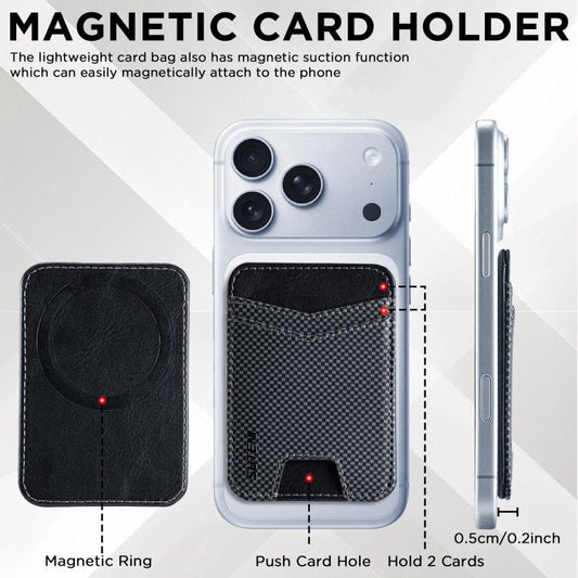 Suteni S8 Grid Ultra-Thin Magnetic Card Holder