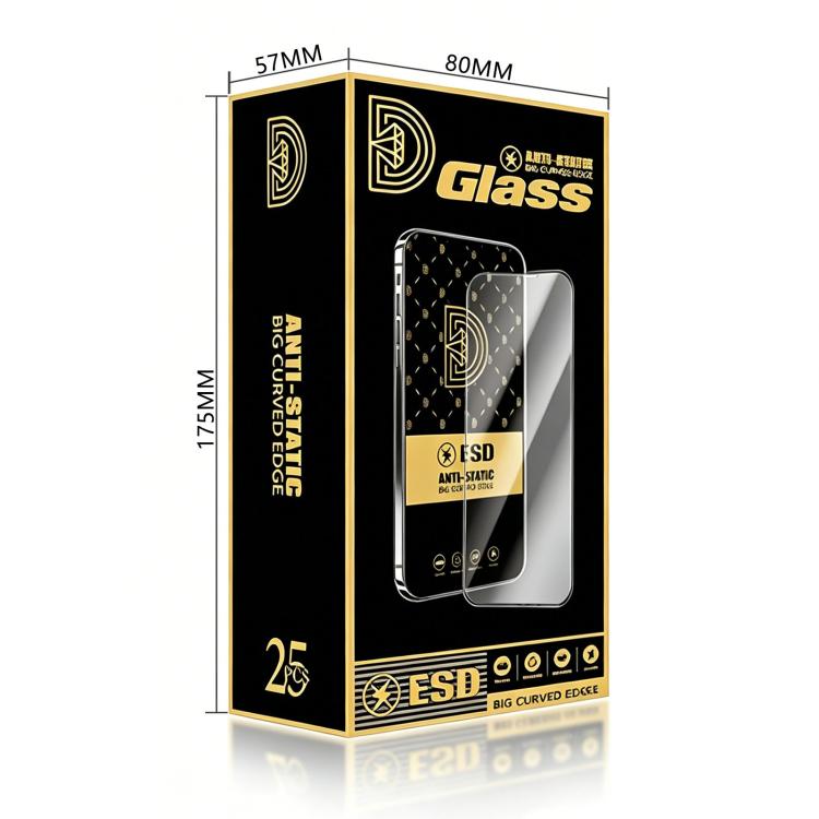 25pcs Royal Diamond Anti-Static Screen-Printed HD Tempered Glass Film, For Nothing Phone 4a Pro, For Nothing Phone 4a, For Nothing Phone 3a, For Nothing Phone 3a Pro