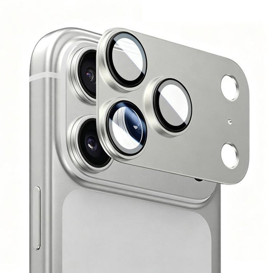 Kalebol Imitation Step-Style AR+AF Anti-Reflection Coating One-Piece Metal Lens Film, For iPhone 18 Pro, For iPhone 18 Pro Max
