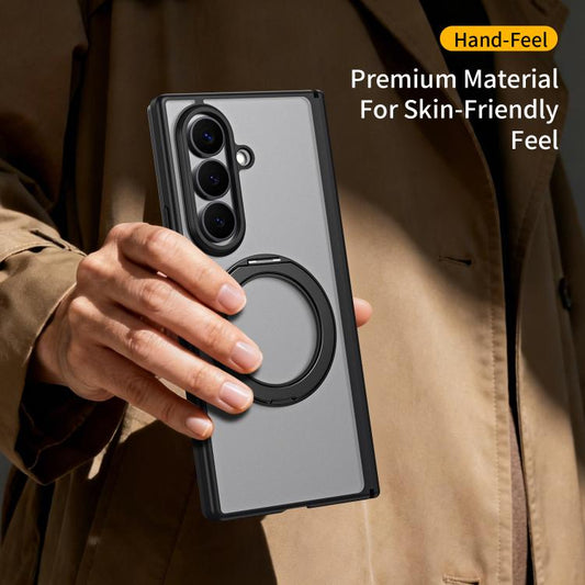 Star Hinge Frame-integrated Film Magnetic Phone Case, For Galaxy Z Fold8 5G, For Galaxy Z Fold8 Ultra 5G, For Galaxy Z Fold7 5G, For Galaxy Z Fold6, For Galaxy Z Fold5, For Galaxy Z Fold4