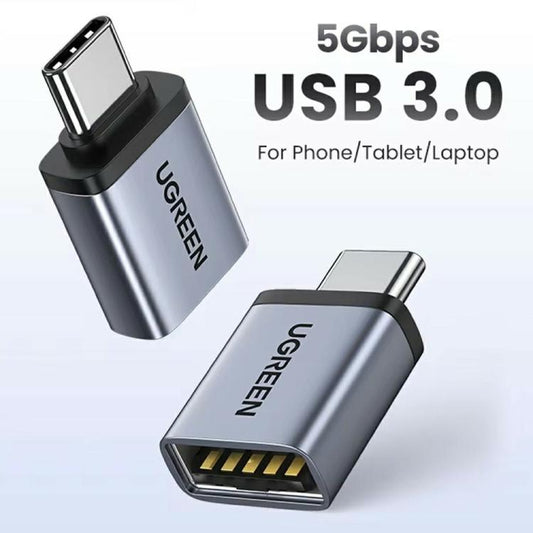 UGREEN 40702 5Gbps OTG Data Transfer USB-C Male to USB 3.0 Female Adapter