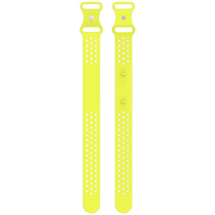 Butterfly Buckle Breathable Perforated Silicone Watch Band, For Hume Band 2.0