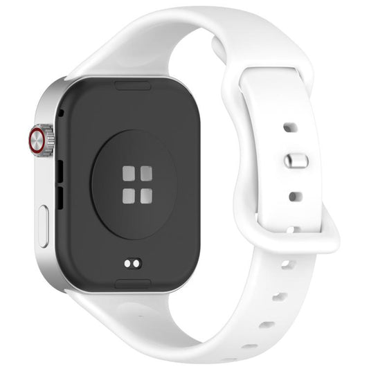 Slim Butterfly Buckle Solid Color Silicone Watch Band, For Xiaomi Band 10 Pro / Redmi Watch 6 / 5
