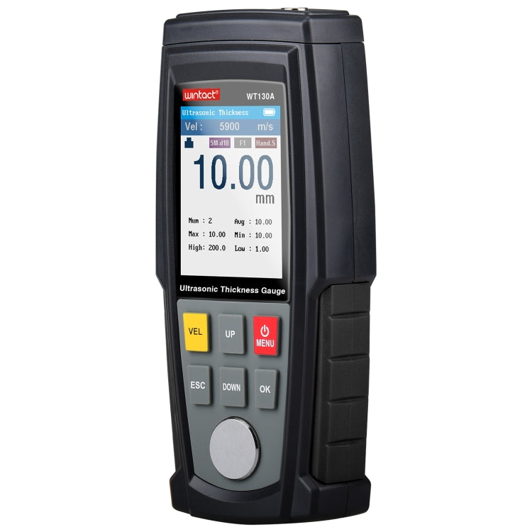 WT130A Digital Ultrasonic Thickness Gauge Meter Tester USB Charging Digital Thickness Metal Tester High Precision, WT130A