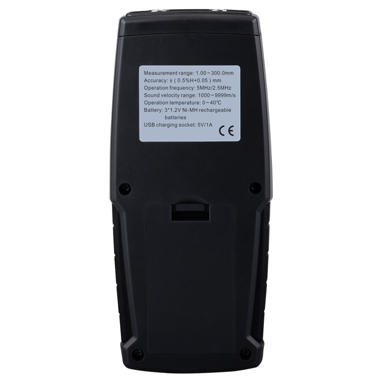 WT130A Digital Ultrasonic Thickness Gauge Meter Tester USB Charging Digital Thickness Metal Tester High Precision, WT130A
