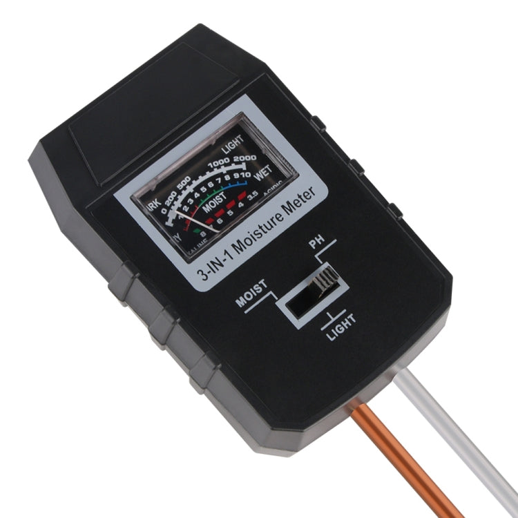 RZ97 Mini Soil PH Moisture Humidity Measuring PH Meter Soil Moisture Monitor Hygrometer Gardening Plant Farming Moisture Tester, RZ97