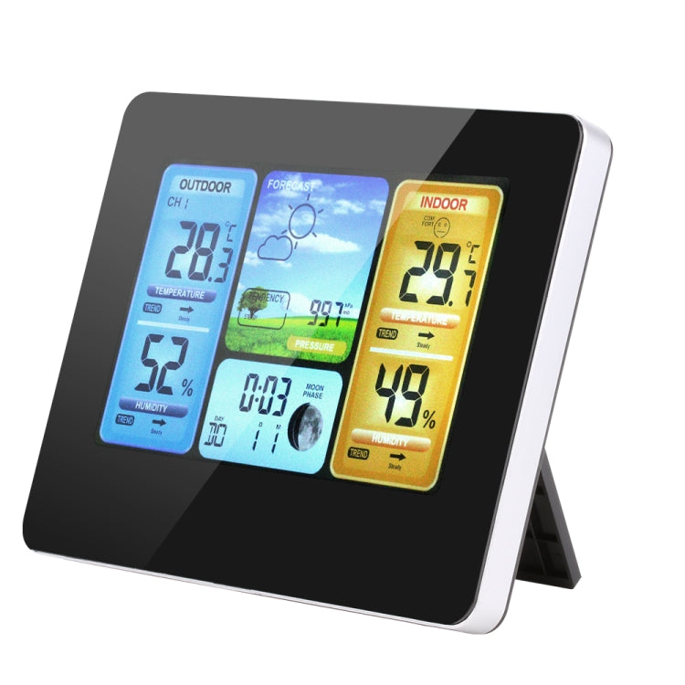 FJ3373 Weather Station Wireless Indoor Outdoor Sensor Multifunction Thermometer Hygrometer Digital Alarm Clock Barometer Forecast