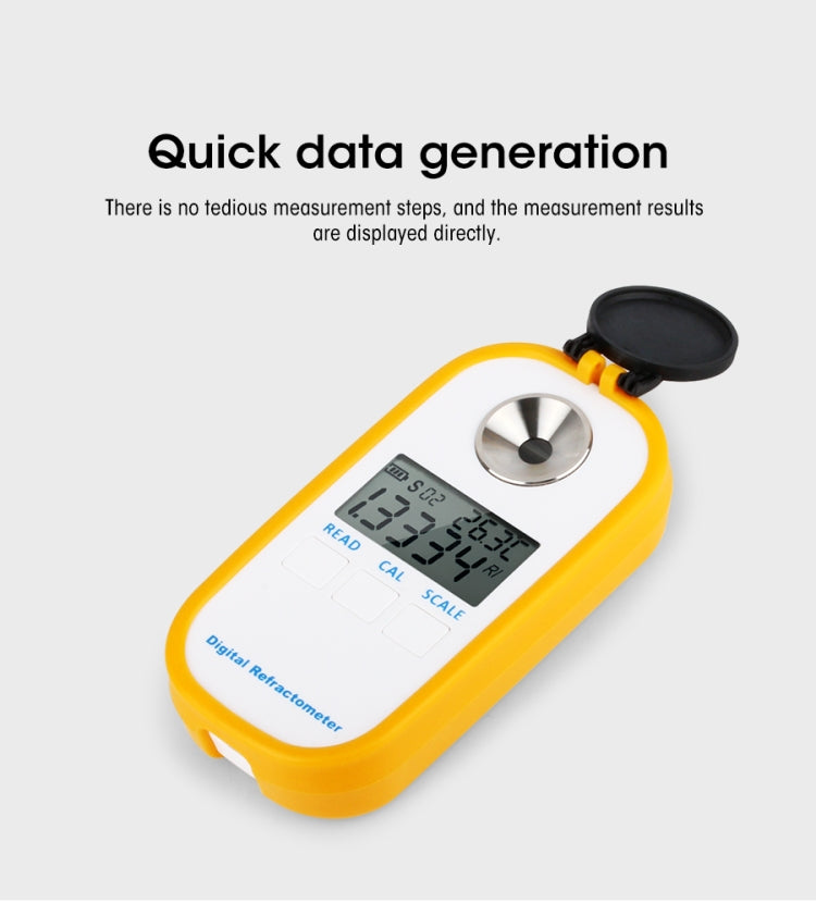 DR202 Digital Sea Water Refractometer Seawater Salinity Meter Specific Gravity Range 0―100‰ Chlorinity 0~57‰ Refractometer, DR202