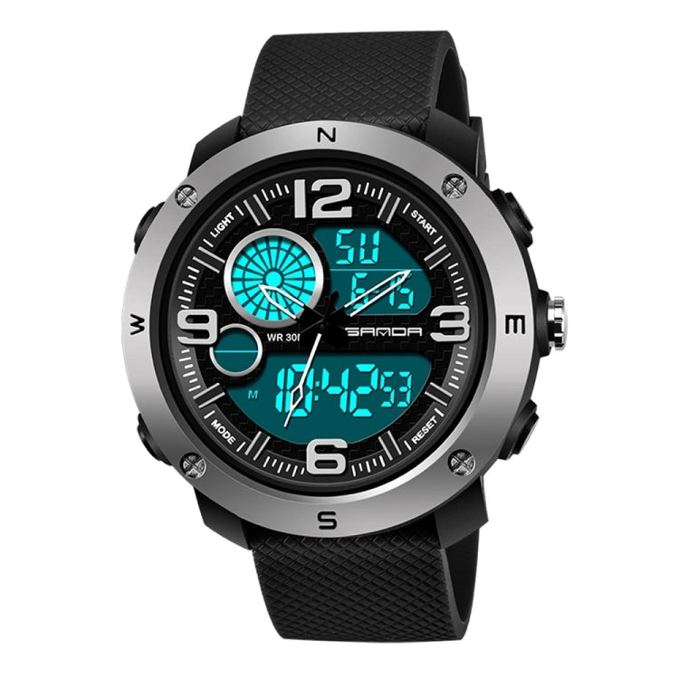 SANDA 762 Uhr Herrenuhr Studenten Herrenuhr Modetrend Jugend Wasserdichte Nachtlicht Sport Herren