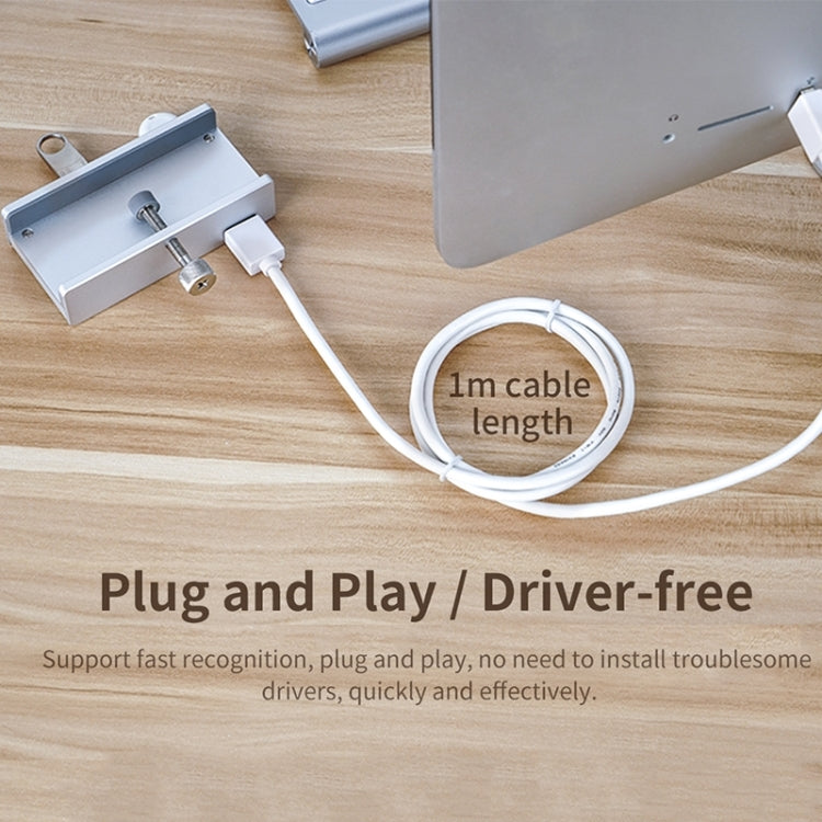 ORICO MH4PU-P Aluminum Alloy 4 Port USB3.0 Clip-type HUB
