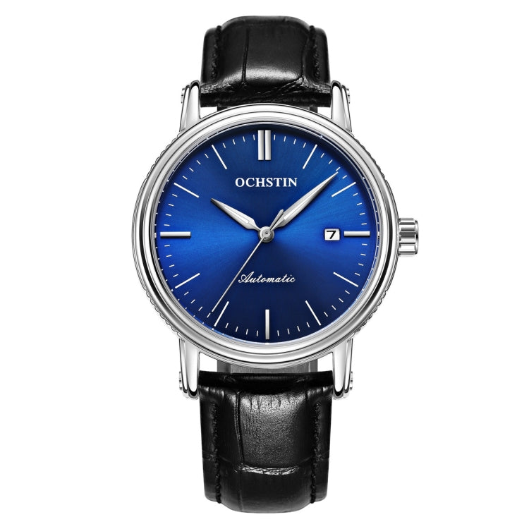 Ochstin 2024 Montre mécanique automatique pour hommes Étanche Calendrier Cuir Affaires Montre mécanique pour hommes