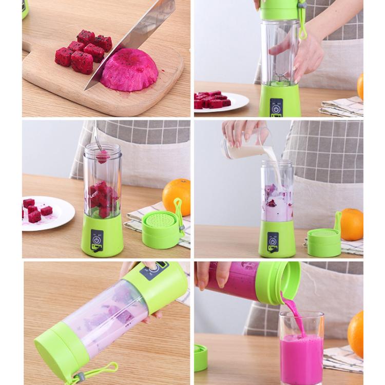 Tasse mixeur-presse-agrumes électrique rechargeable USB 6 lames 380 ml pour fruits et légumes, TBD002369201A, TBD002369201B, TBD002369201C, TBD002369201D, TBD002369201E, TBD002369201F, TBD002369201G, TBD002369201H