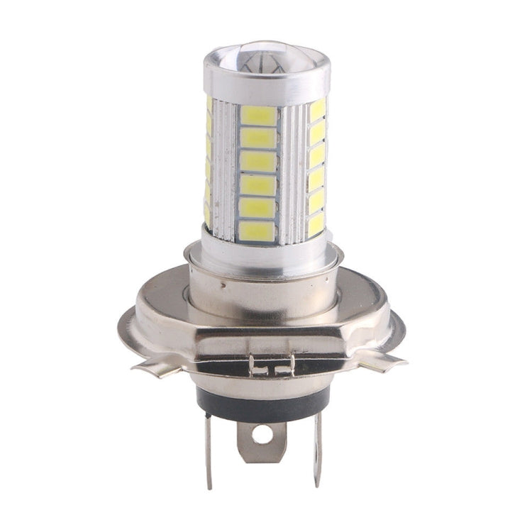 H4 High Bright Dual Beam Hi/Lo 5630 33-LED SMD Car LED Fog Light Auto Styling Driving Lamp Pure White Bulbs, H4