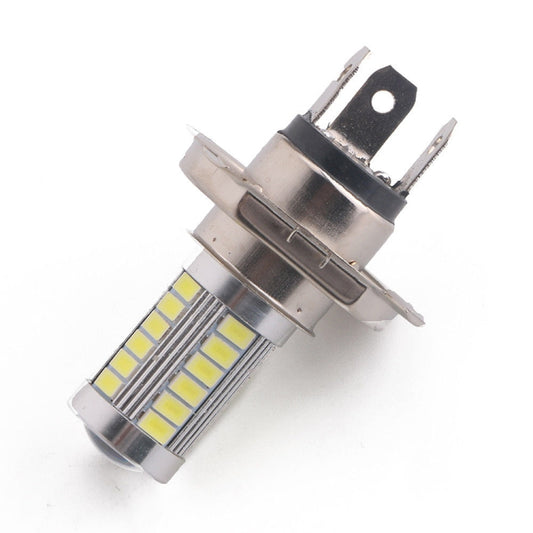 H4 High Bright Dual Beam Hi/Lo 5630 33-LED SMD Car LED Fog Light Auto Styling Driving Lamp Pure White Bulbs, H4
