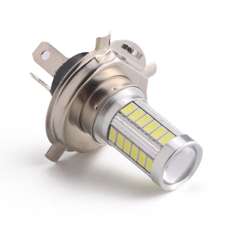 H4 High Bright Dual Beam Hi/Lo 5630 33-LED SMD Car LED Fog Light Auto Styling Driving Lamp Pure White Bulbs, H4