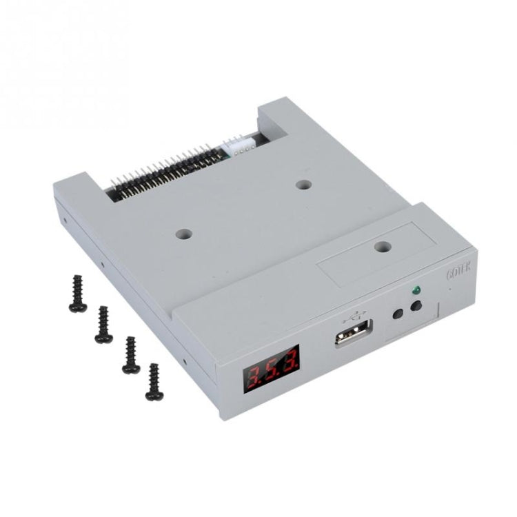 Emulador de unidad de disquete SSD USB SFR1M44-U100 de 3,5 pulgadas y 1,44 MB, Plug and Play, SFR1M44-U100K (gris)
