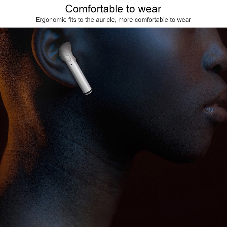 I7s Binaural Wireless Bluetooth Headset TWS Earphone with Charging Bin Plating