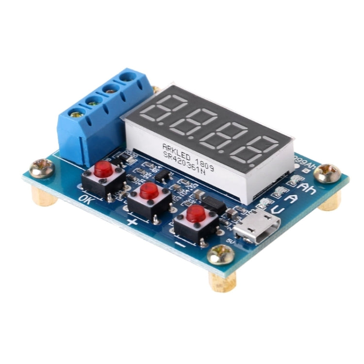 ZB2L3 Battery Capacity Tester 1.2-12V 18650 Li-ion Lithium Lead-acid Battery Capacity Meter Discharge Tester Analyzer, ZB2L3 Battery Capacity Tester