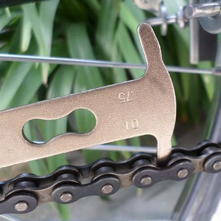 2pcs Indicateur d'usure de chaîne de vélo Contrôleur VTT Vélo de route Outil de réparation de remplacement de vélo, CHAÎNE-001