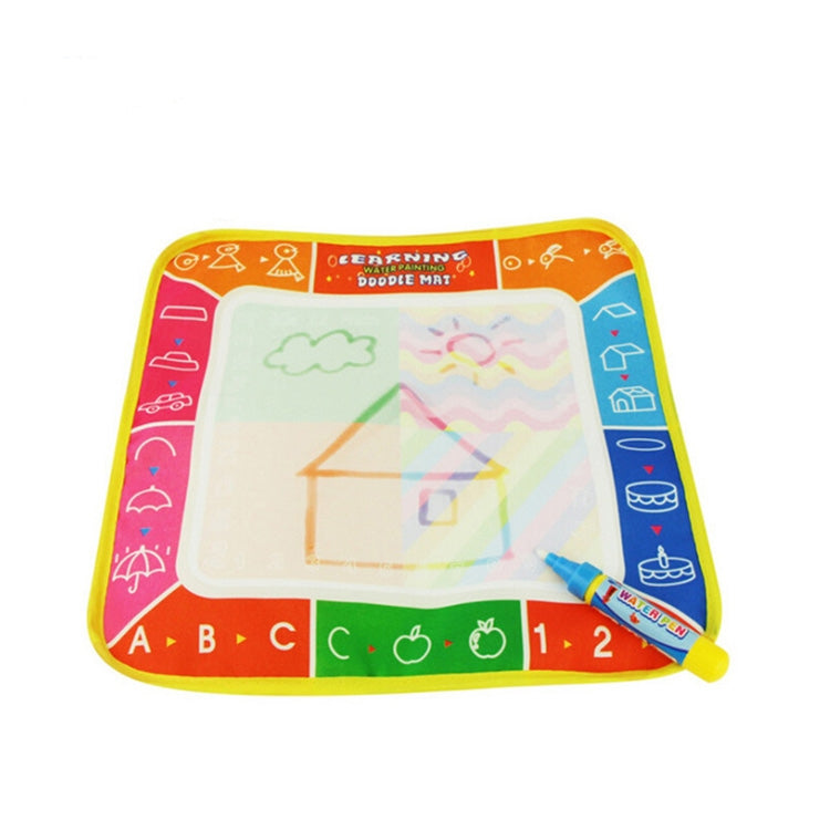 Tableau magique 3 pièces pour écriture à l'eau, pliable, avec stylo, pour enfants, taille : 29 cm x 29 cm