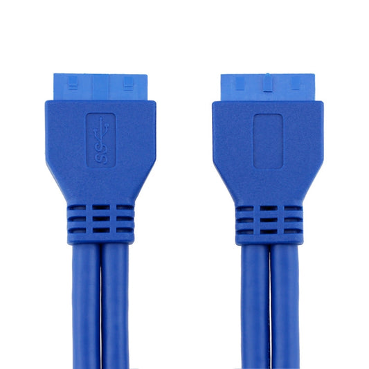 50cm USB3.0 cable motherboard 20pin cable mother-to-female extension conversion F-F