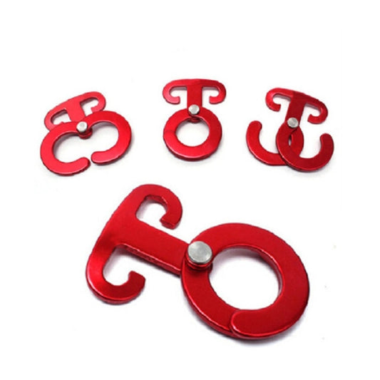 Crochet extérieur multifonctionnel en forme de T, alliage d'aluminium, mousqueton à verrouillage automatique, mousqueton de sécurité pour le camping et la randonnée, verrouillage automatique en forme de T