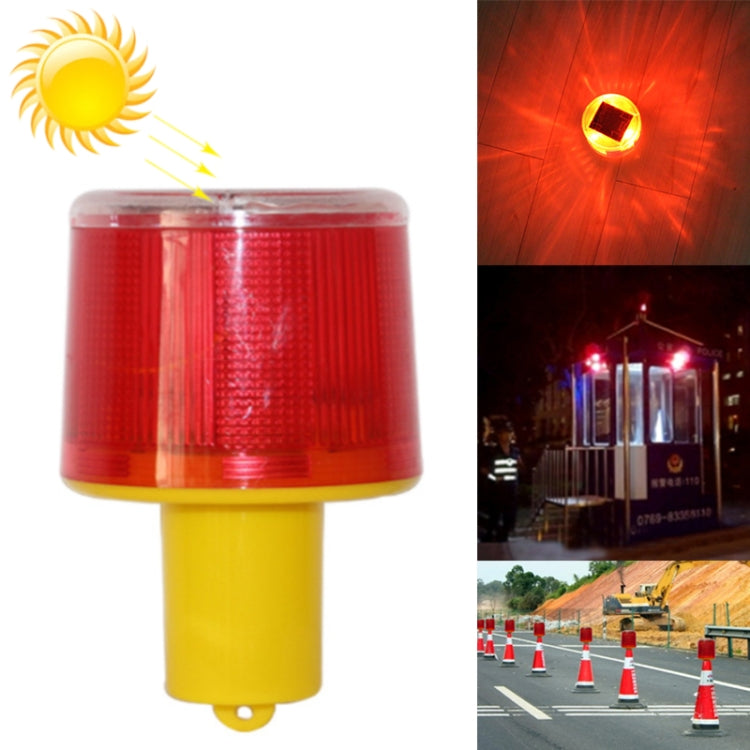Night Solar Warning Construction Safety Warn Flash Lights Signal Light, Sleeve (Red), Slim handle (Red), Magnet (Red), Crude (Red)