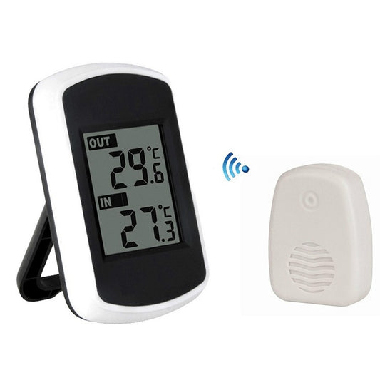 Mini High Precision Wireless Indoor and Outdoor Digital Thermometer, Wireless Thermometer