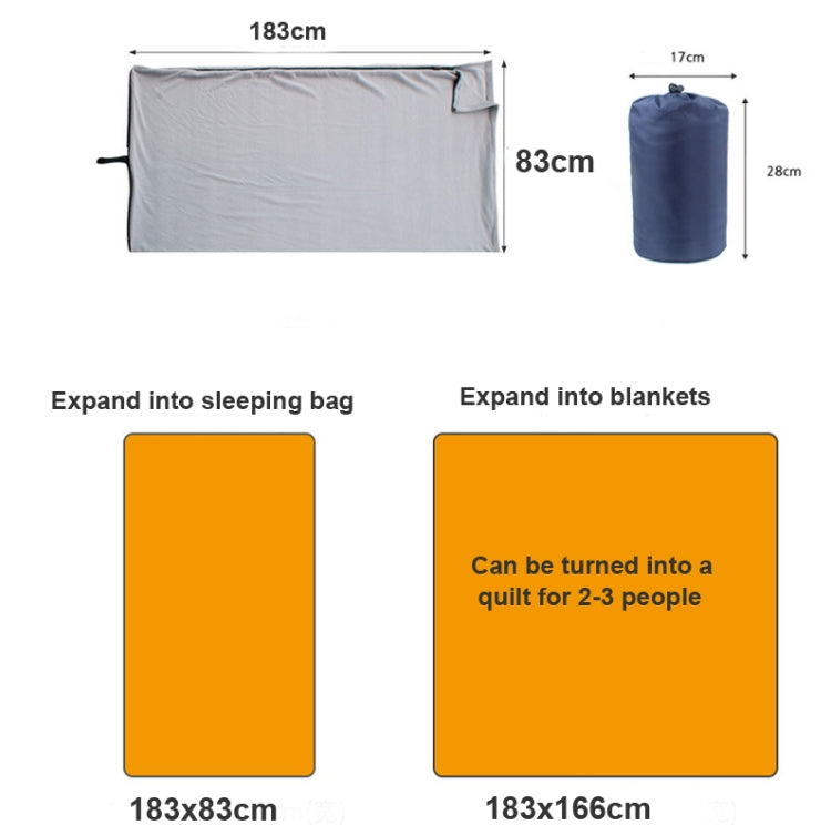 Outdoor Fleece Schlafsack Camping Reise Klimaanlage Schmutziger Schlafsack Getrennt Durch Knie Decke Während Der Mittagspause, Extra Dick (Karo), Verdickt (Blau), Verdickt (Armeegrün), Verdickt (Grasgrün), Verdickt (Grau)