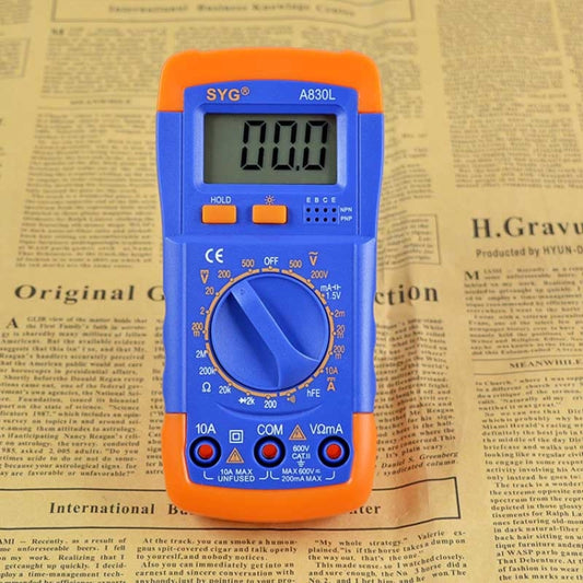 A830L Protection Luminous Multi-purpose Capacitance Meter Digital Multimeter