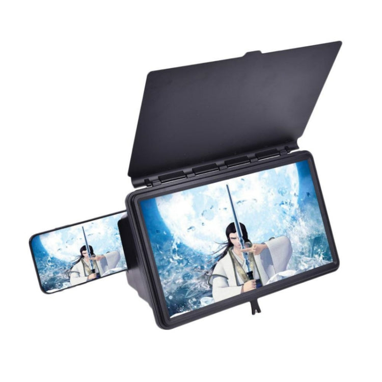 Lupa antirreflejos para teléfono móvil de 12 pulgadas, proyector de pantalla grande, amplificador de video 3D HD