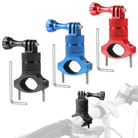 Aluminum Alloy Bicycle Mounting Bracket Bicycle Clip For Action Camera, Black, Red, Blue