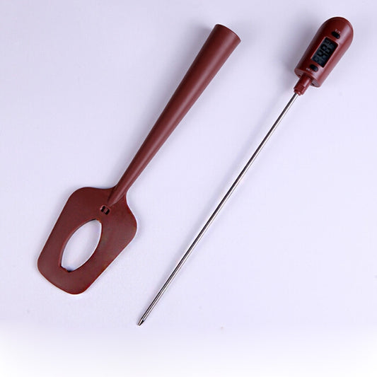 Silicone Scraper Electronic Thermometer Chocolate Cooking Temperature Special Tools, Cooking Temperature