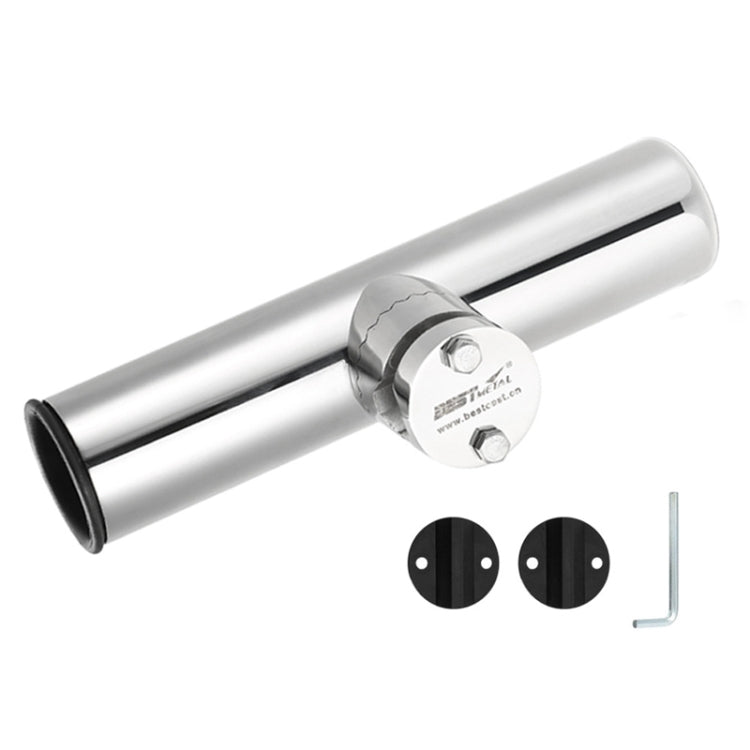 BSET MATEL Marine Hardware 316 Stainless Steel Fishing Rod Seat Yacht Sea Fishing Bracket, 19-26mm