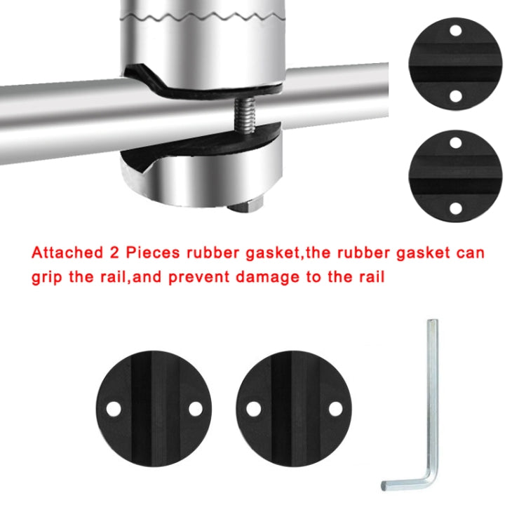 BSET MATEL Marine Hardware 316 Stainless Steel Fishing Rod Seat Yacht Sea Fishing Bracket, 19-26mm