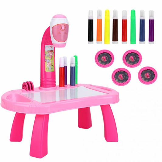 Projecteur intelligent pour enfants Jeu de société de dessin éducatif précoce Puzzle Peinture Jouet