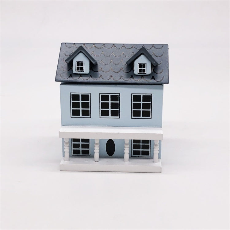Mini maison de poupée 1:12 Villa de poche mignonne, Rose, Bleu