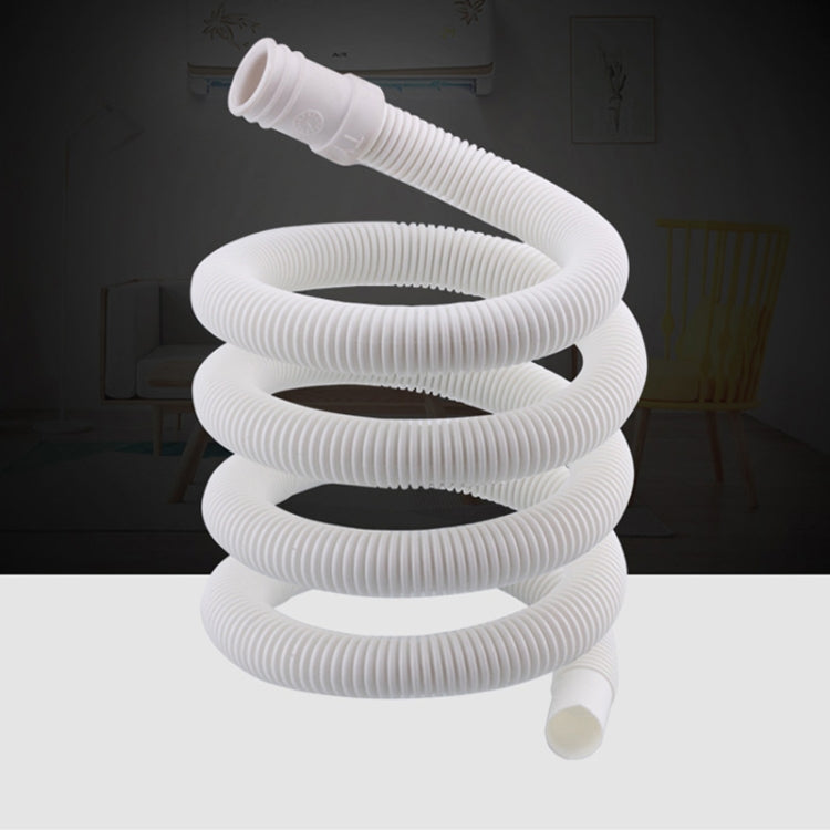 18mm Diameter Plastic Drain Pipe Water Outlet Extension Hose with Clamp for Semi-automatic Washing Machine / Air Conditioner, 1m Length, 2m Length, 3m Length, 4m Length, 5m Length