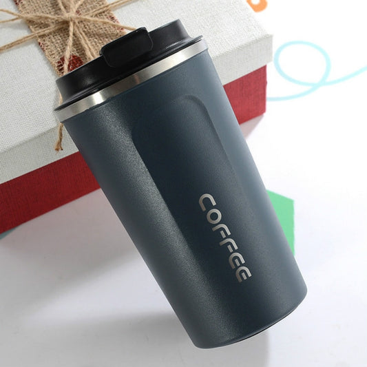 Tasse à café isotherme double paroi en acier inoxydable 304, tasse de voyage, 380 ml Bleu, 380 ml Rose, 380 ml Blanc, 380 ml Noir, 380 ml Vert, 510 ml Blanc, 510 ml Noir, 510 ml Vert, 510 ml Bleu, 510 ml Rose