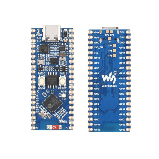 Waveshare ESP32-S3 Microcontroller, 2.4 GHz Wi-Fi Development Board Dual-core Processor, 23803