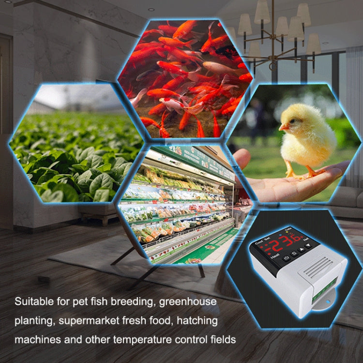 WiFi Intelligent Aquarium Fish Tank Hatch Central Air Conditioning Temperature Controller, DTC-1201 NTC Sensor, DTC-2201 18B20 Sensor