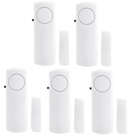 5 PCS Door Window Wireless Burglar Alarm Door Magnetic Alarm Household Safety Equipment