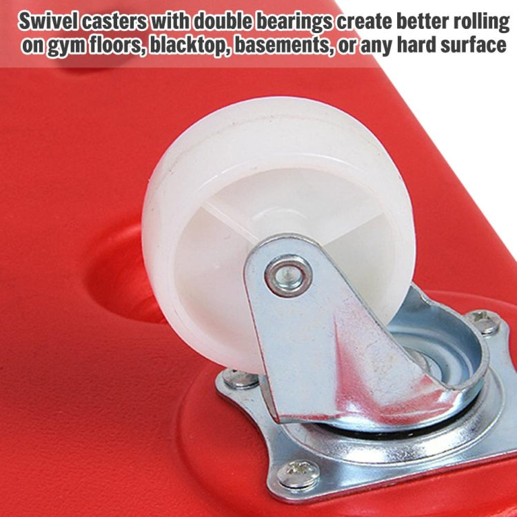 Children Square Four-wheel Scooter Balance Training Equipment, Blow Molding Red One