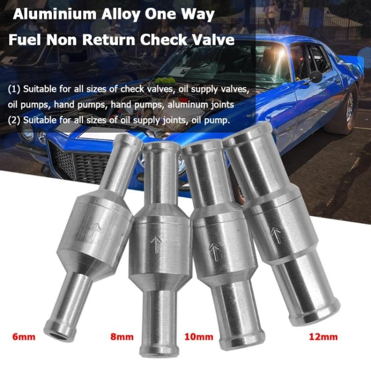 Car Aluminum Alloy Gasoline Fuel Check Valve, M6, M8, M10, M12
