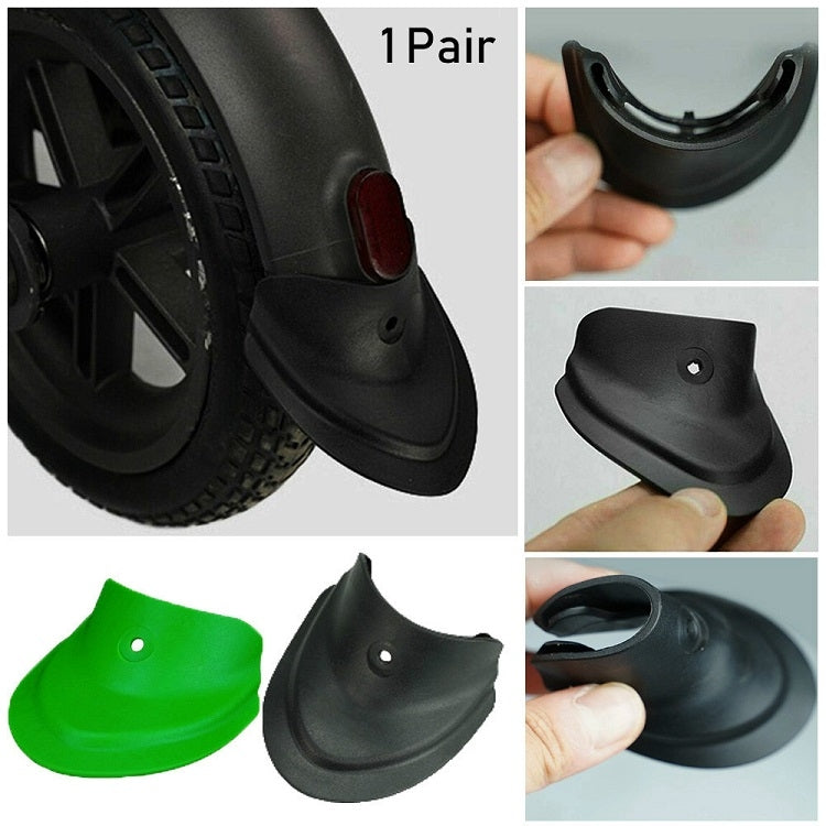 1 Paire pour Xiaomi Mijia M365 / M365 Pro Scooter Électrique Universel Garde-boue en Caoutchouc en Forme de Queue de Poisson, 7,5 x 7cm