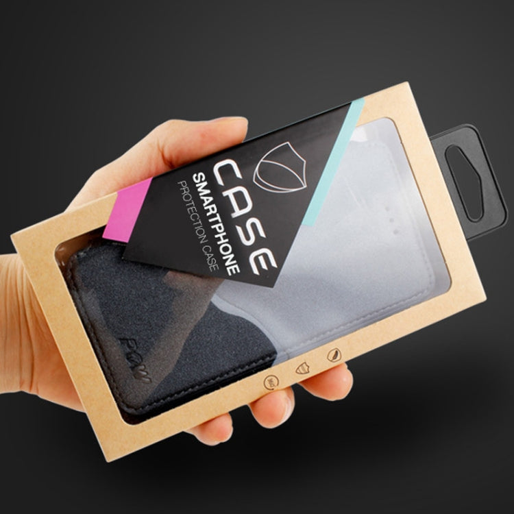 Boîte d'emballage en papier kraft pour étui de téléphone, 50 pièces, L 5,8-6,7 pouces, S 4,7 pouces