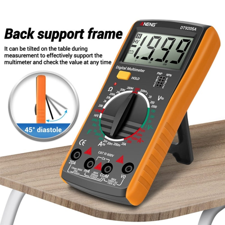 ANENG Automatic High-Precision Intelligent Digital Multimeter, DT9205A HOLD Key