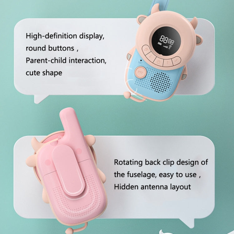 K22 Children Voice Transmission Walkie-Talkie Handheld Wireless Communication Outdoor Parent-Child Interactive Educational Toys, Style:, Without Battery
